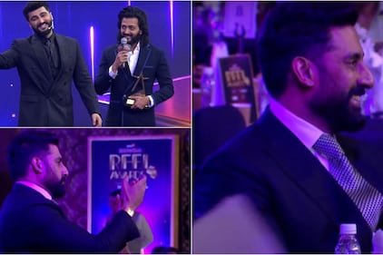 Arjun Kapoor’s Joke Gets ‘Standing Ovation’ From Abhishek Bachchan At News18 Showsha Reel Awards 2025 | Watch
