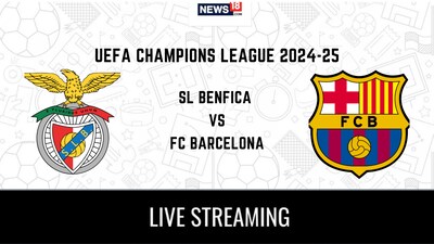 Benfica Vs Barcelona Live Streaming For Champions League 2024-25 Match