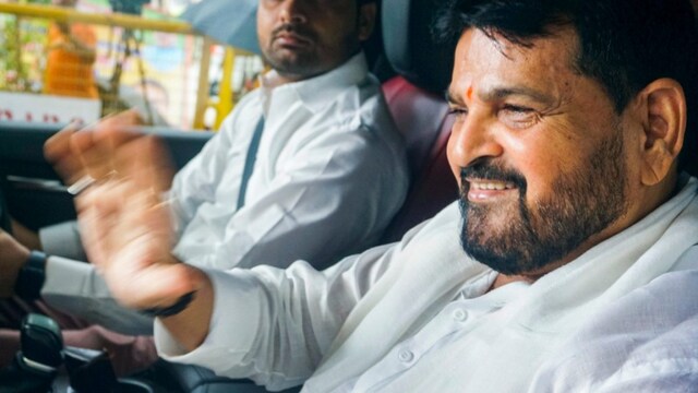 Ex-BJP MP Brij Bhushan Sharan Singh (PTI Image)