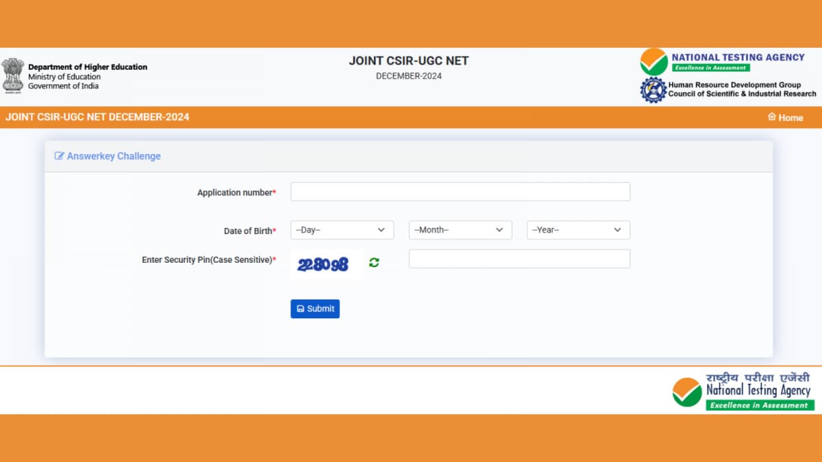 CSIR UGC NET December 2024 Answer Key Released At csirnet.nta.ac.in, Direct Link To Download Here – News18 CSIR UGC NET December 2024 Answer Key Released At csirnet.nta.ac.in, Direct Link To Download Here – News18
