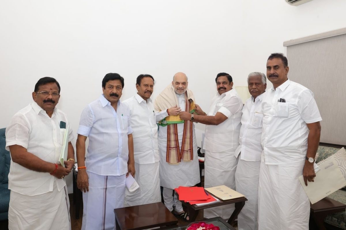 BJP-AIADMK Reunion Ahead Of Tamil Nadu Polls? Palaniswami's Meeting With Amit Shah In Delhi Sparks Buzz