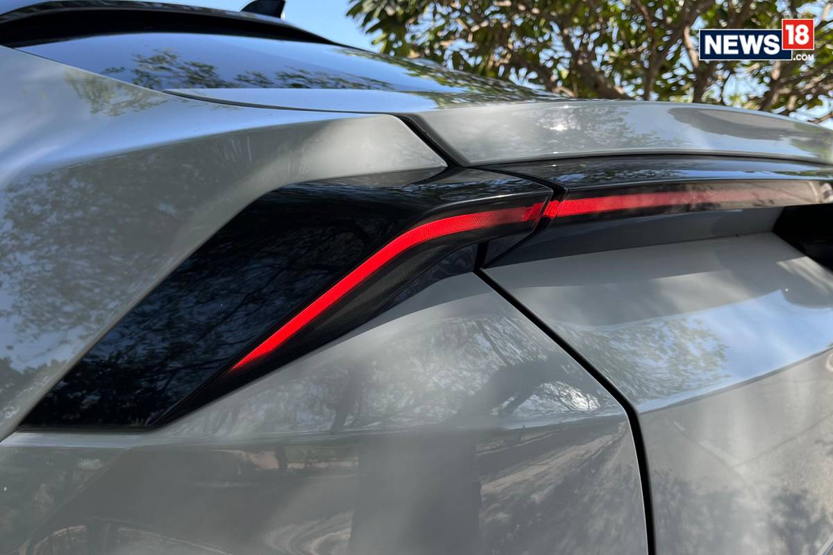 Tata Curvv Electric. (Photo: Shahrukh Shah/ News18) Tata Curvv Electric. (Photo: Shahrukh Shah/ News18)