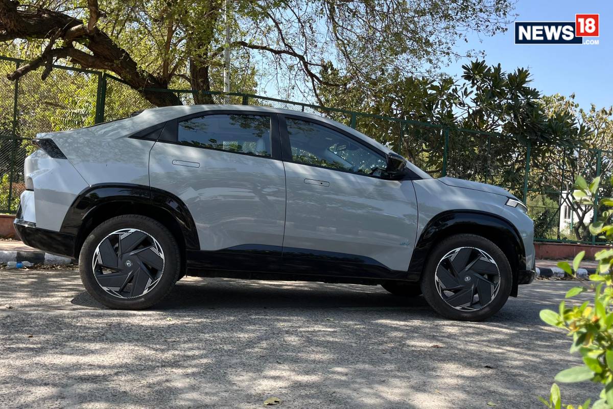 Tata Curvv Electric. (Photo: Shahrukh Shah/ News18)