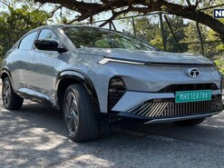 Tata Curvv Electric. (Photo: Shahrukh Shah/ News18) Tata Curvv Electric. (Photo: Shahrukh Shah/ News18)