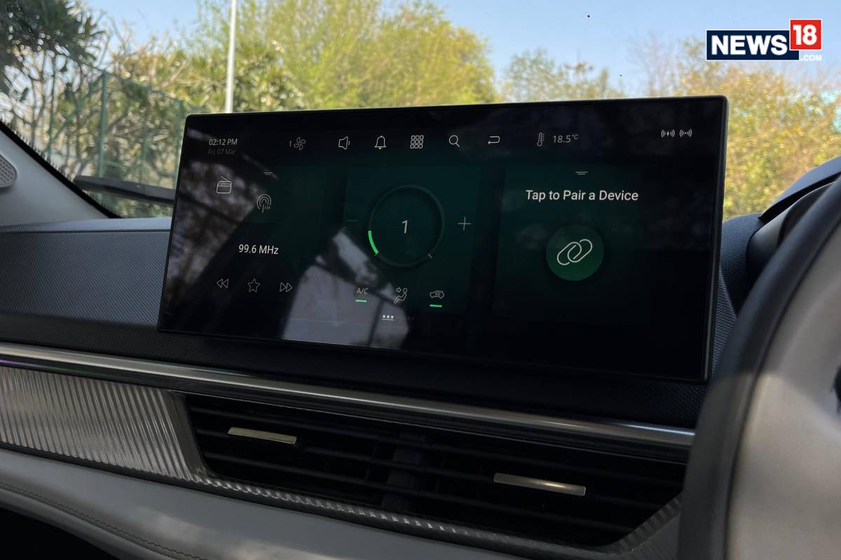 Tata Curvv Electric. (Photo: Shahrukh Shah/ News18) Tata Curvv Electric. (Photo: Shahrukh Shah/ News18)