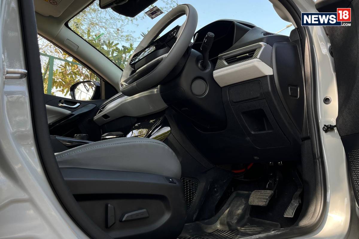 Tata Curvv Electric. (Photo: Shahrukh Shah/ News18) Tata Curvv Electric. (Photo: Shahrukh Shah/ News18)