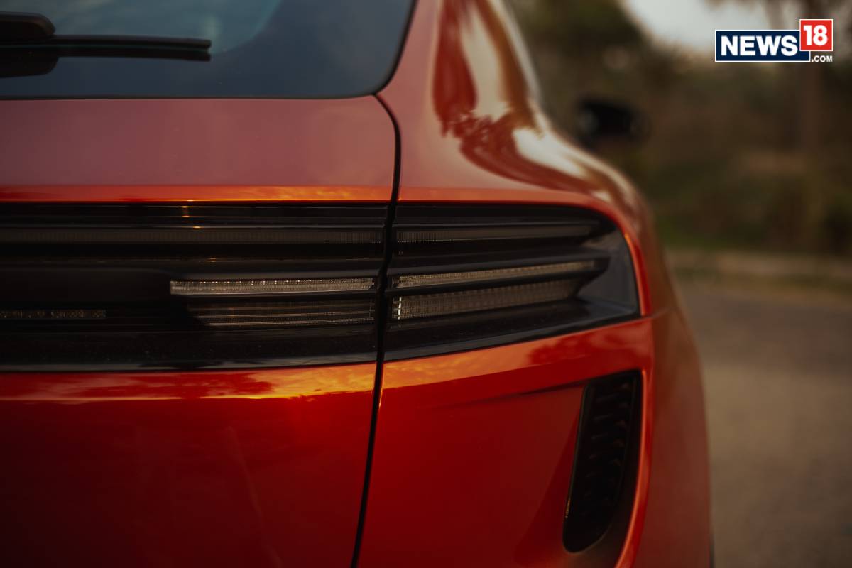 Porsche Macan Turbo EV: (Photo: Shahrukh Shah/ News18) Porsche Macan Turbo EV: (Photo: Shahrukh Shah/ News18)