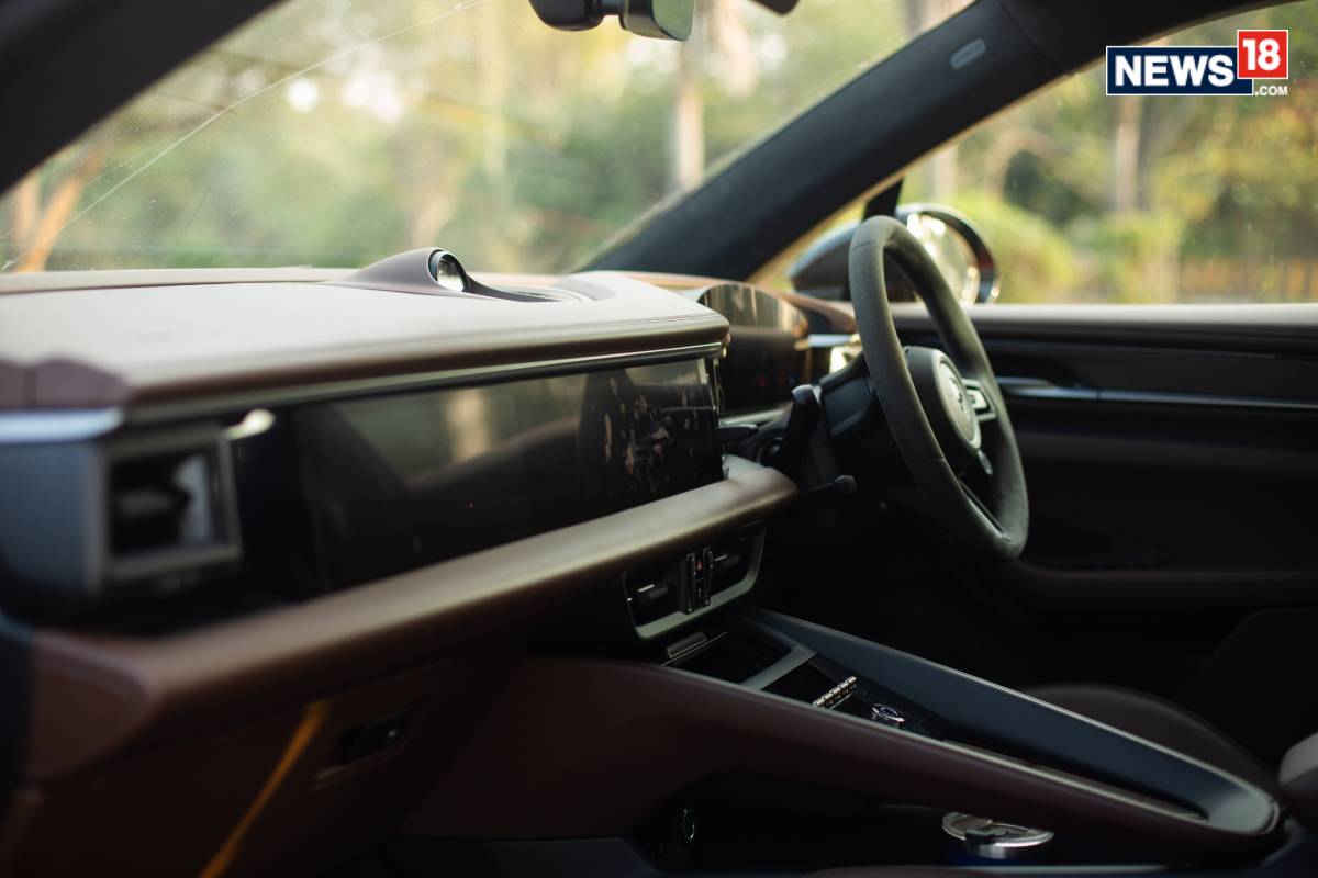 Porsche Macan Turbo EV: (Photo: Shahrukh Shah/ News18) Porsche Macan Turbo EV: (Photo: Shahrukh Shah/ News18)