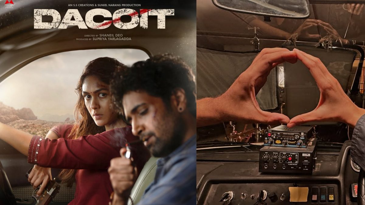 Mrunal Thakur Shares BTS Moments From ‘Dacoit’ Shoot In Hyderabad With Adivi Sesh | Photos