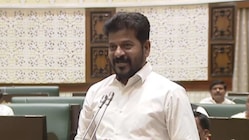 Telangana CM Revanth Reddy speaking in state assembly. (Image: X/@revanth_anumula)