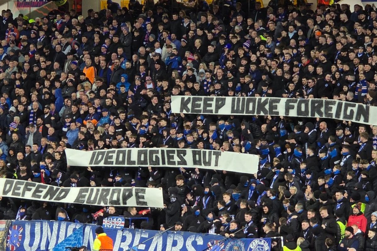 Rangers Call Out Fans For 'Shameful' UEFA Ruling On 'Racist And Discriminatory' Banner On Display At Home