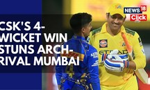 Chennai Super Kings Eke Out Win Against Mumbai Indians At Home