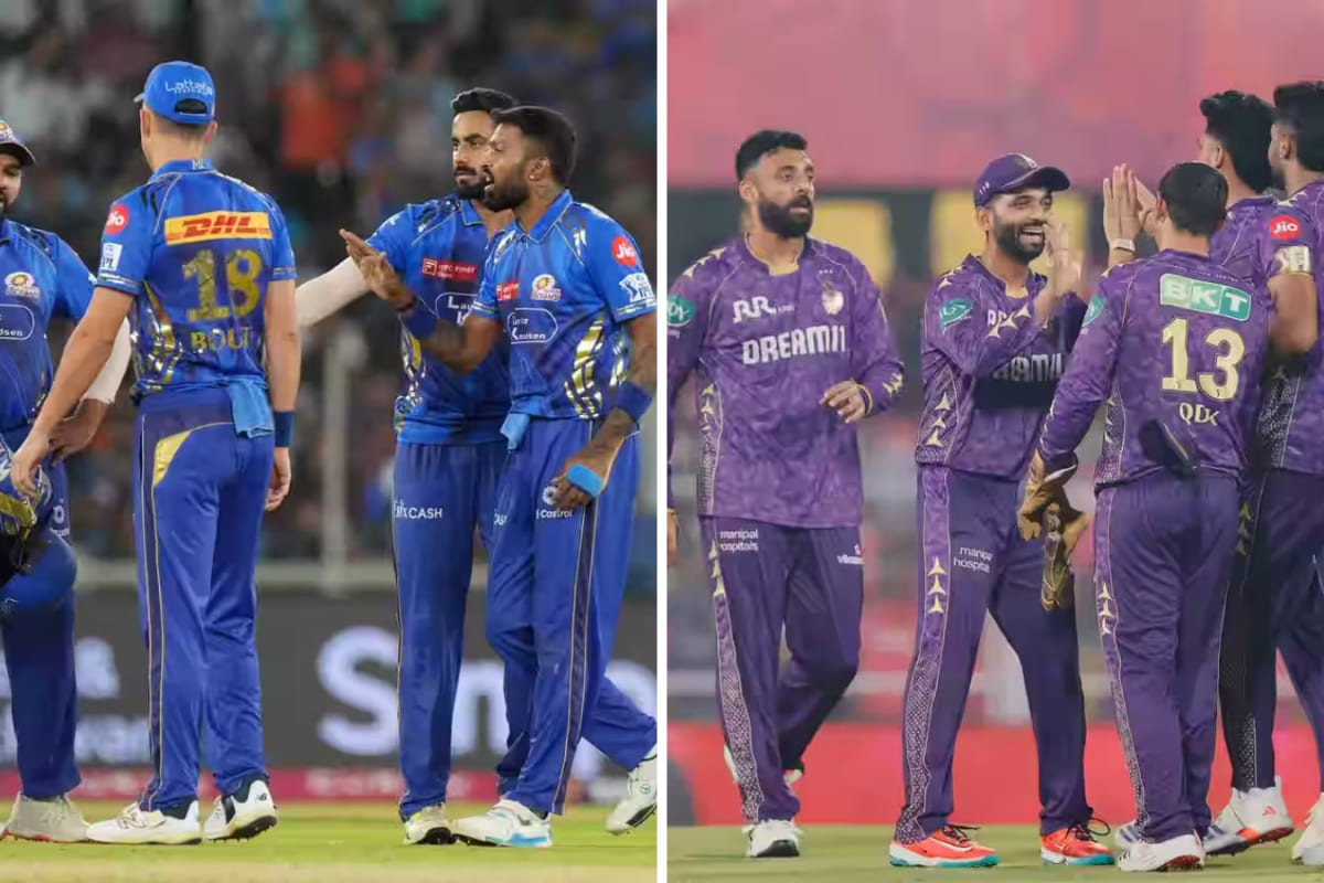 Kolkata Knight Riders vs Mumbai Indians timeline