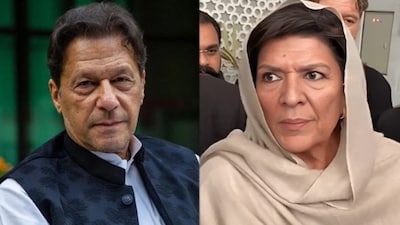 Imran Khan and his sister Aleema Khan. File image/X