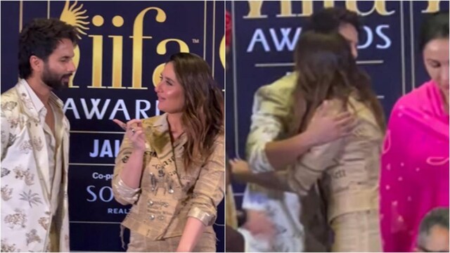 Shahid Kapoor And Kareena Kapoor Share A Warm Hug, Netizens Call It  'Awkward' | Watch - News18