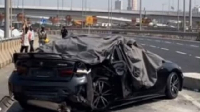 BMW Driver Goes 'Fast & Furious' On Mumbai’s Coastal Road, Crashes Into ...