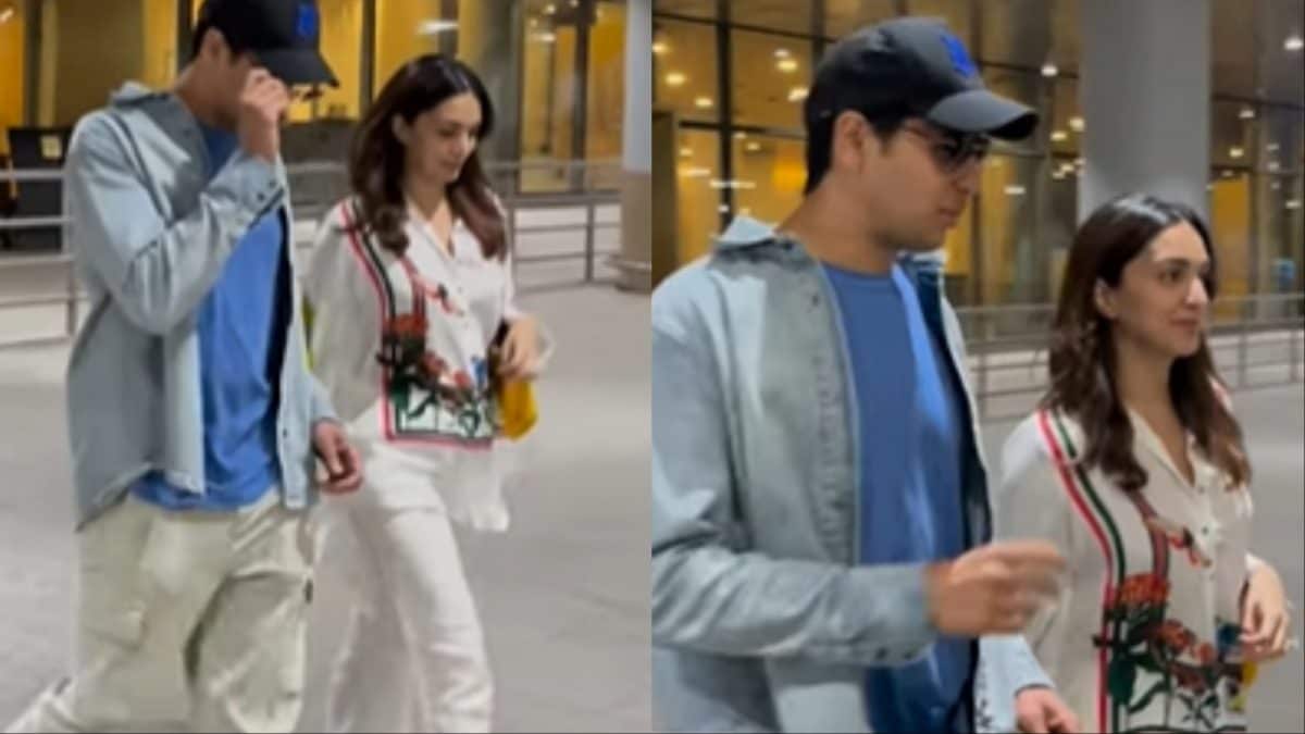 Mom-To-Be Kiara Advani Keeps It Chic And Stylish In A Printed White Co-Ord Set