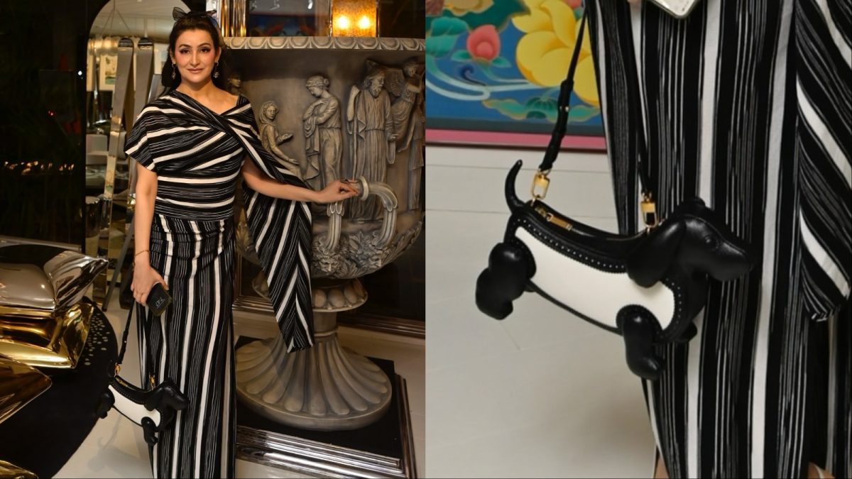 Shalini Passi’s Dog-Themed Thom Browne Clutch Is An Ode To Her Love For Quirky Accessories