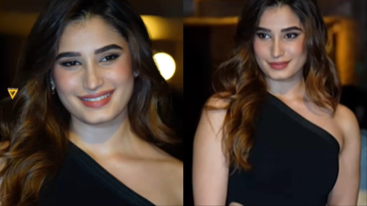 Rasha Thadani Keeps It Stylish In A Chic Black One-Shoulder Dress At Her 20th Birthday Party