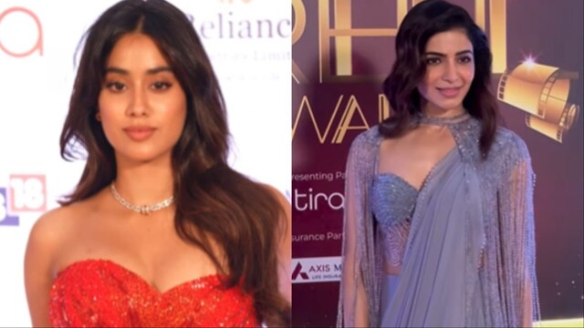 Janhvi Kapoor, Samantha Prabhu Upped The Glam Quotient At News18 Showsha  Reel Awards 2025 - News18
