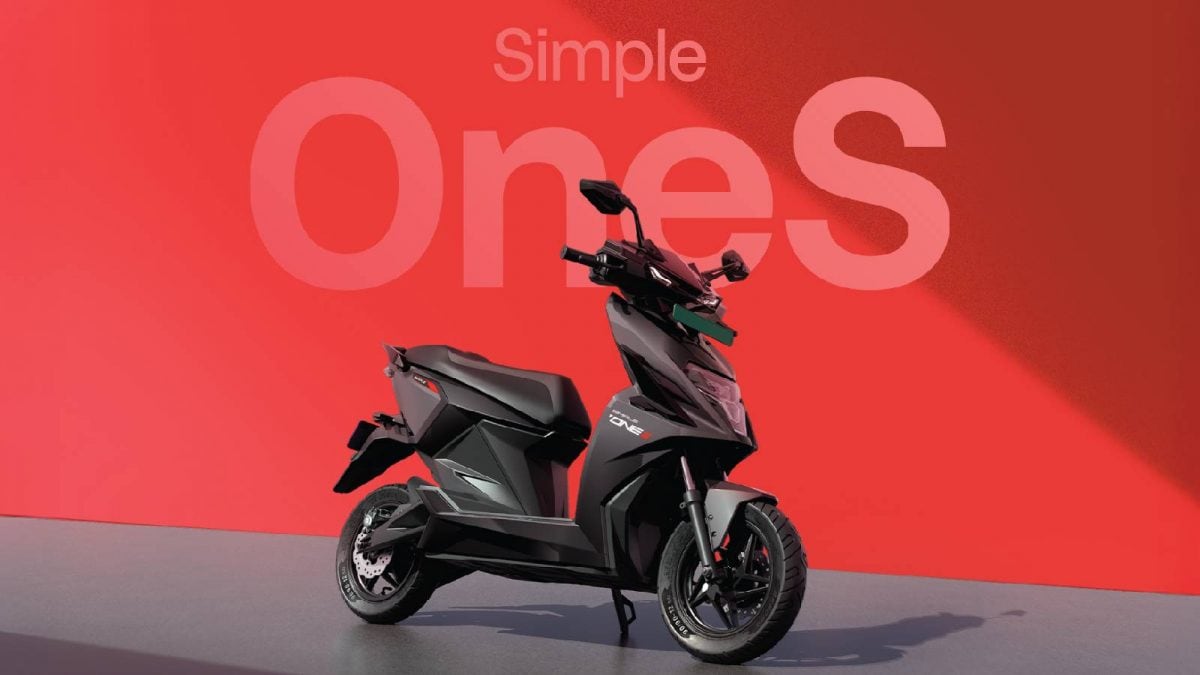 Simple OneS Electric Scooter With 181km Range Launched At Rs 1.39 Lakh