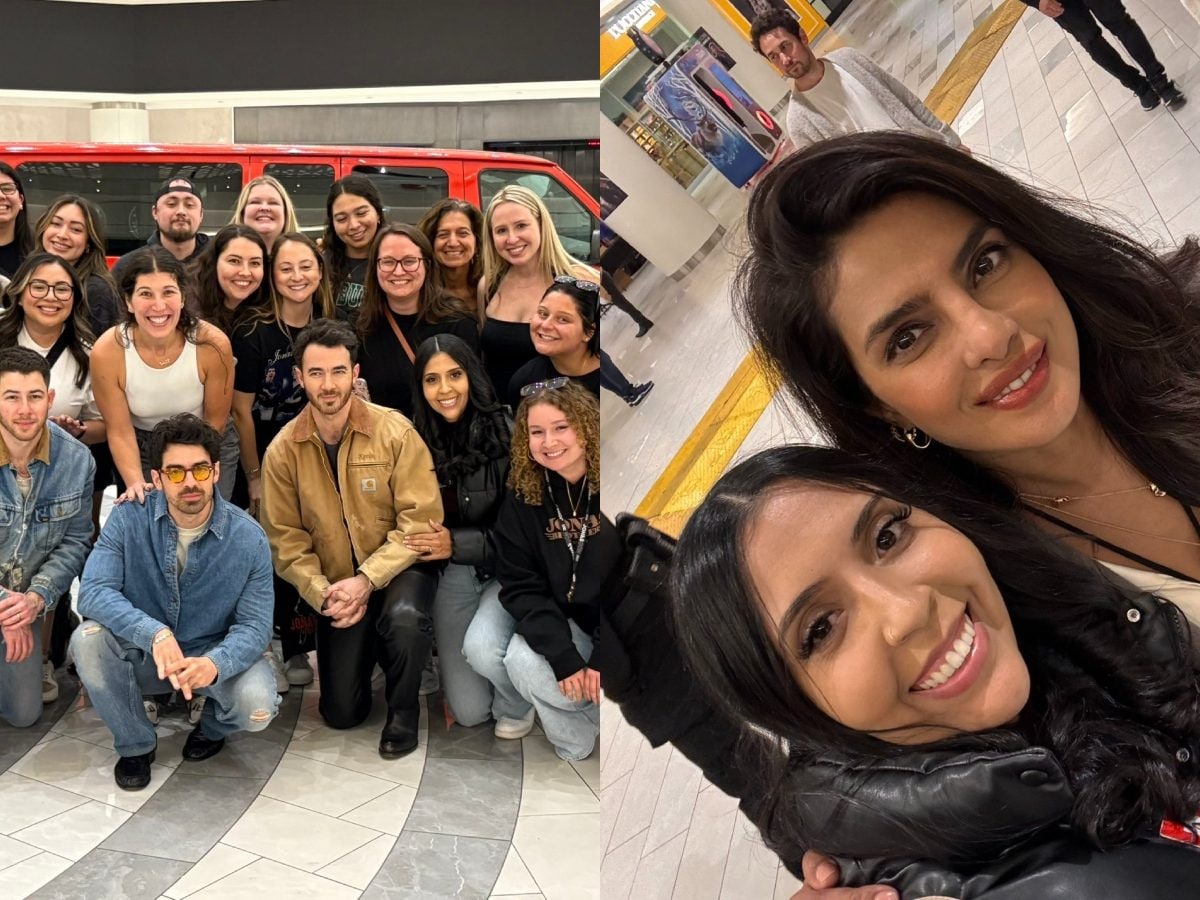 Jonas Brothers with Priyanka Chopra