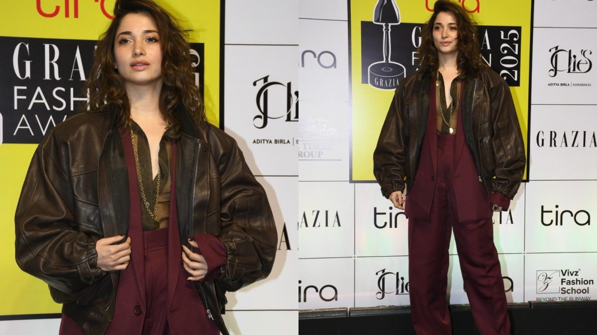 Tamannaah Bhatia Wows In An Edgy Look At Fashion Awards Amid Vijay Varma Breakup Rumours | Watch