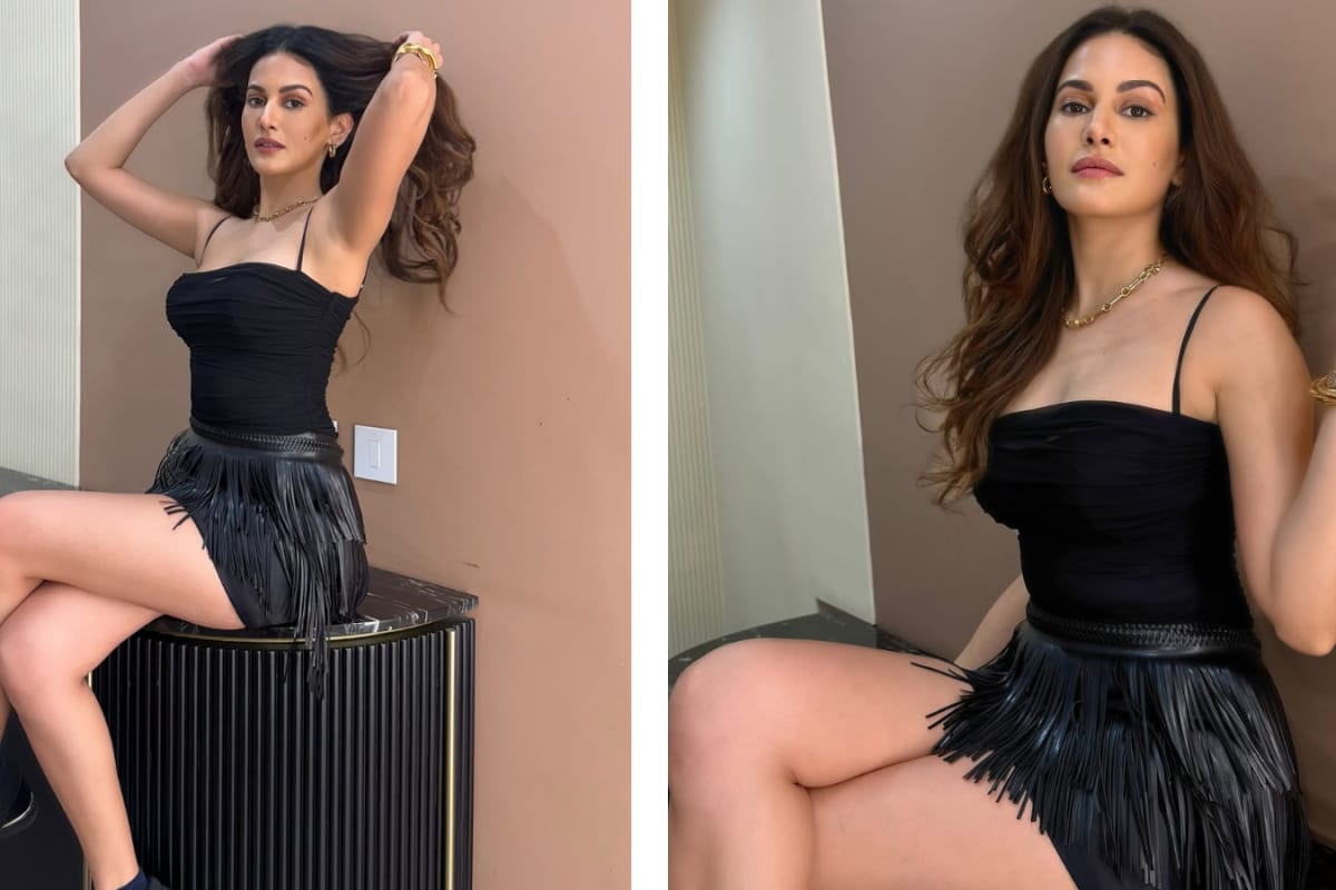 Amyra Dastur’s All-Black Magic: Fringe, Flair And Full-On Glam