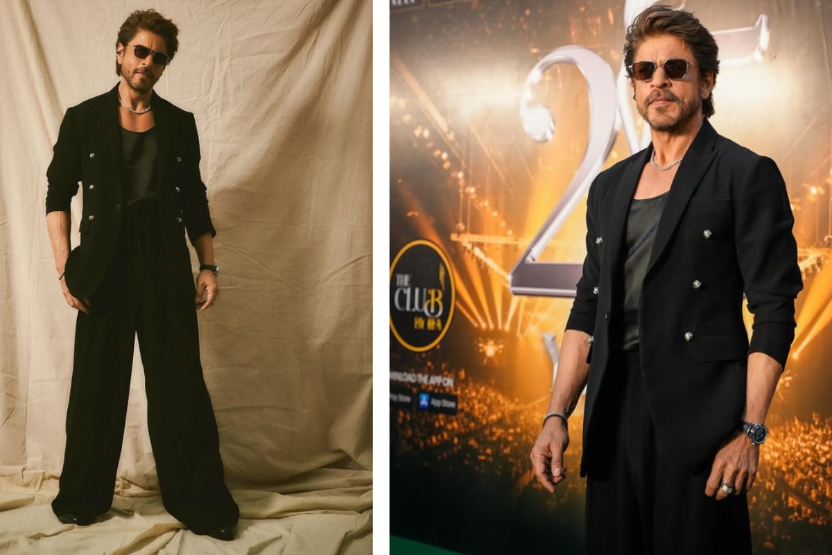 Shah Rukh Khan’s ‘Dapper in Diamonds’ Moment Captured At IIFA 2025   