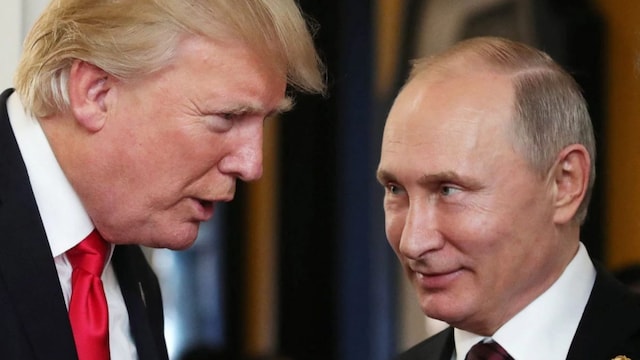 US President Donald Trump and Russia's Vladimir Putin | File Image/AFP