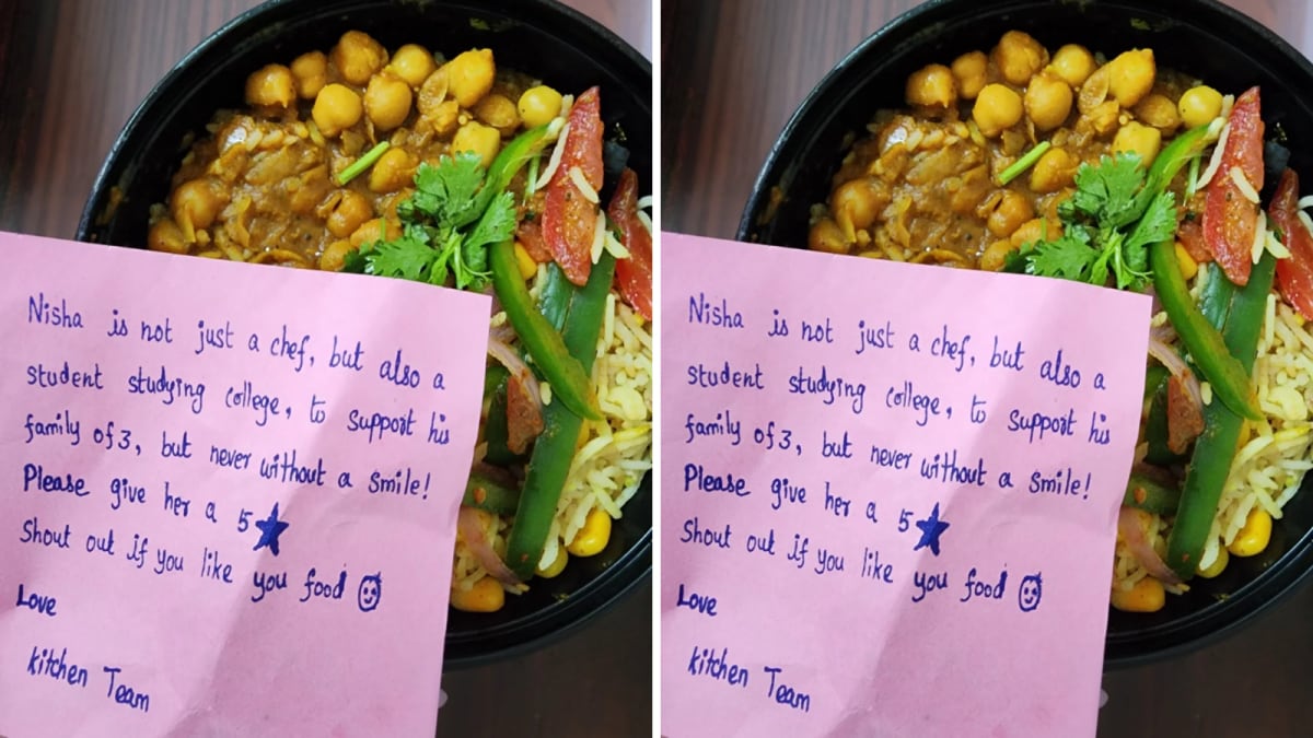 Handwritten Note From Restaurant Leaves Woman Emotional, Internet Calls It ‘Marketing Strategy’ Handwritten Note From Restaurant Leaves Woman Emotional, Internet Calls It ‘Marketing Strategy’