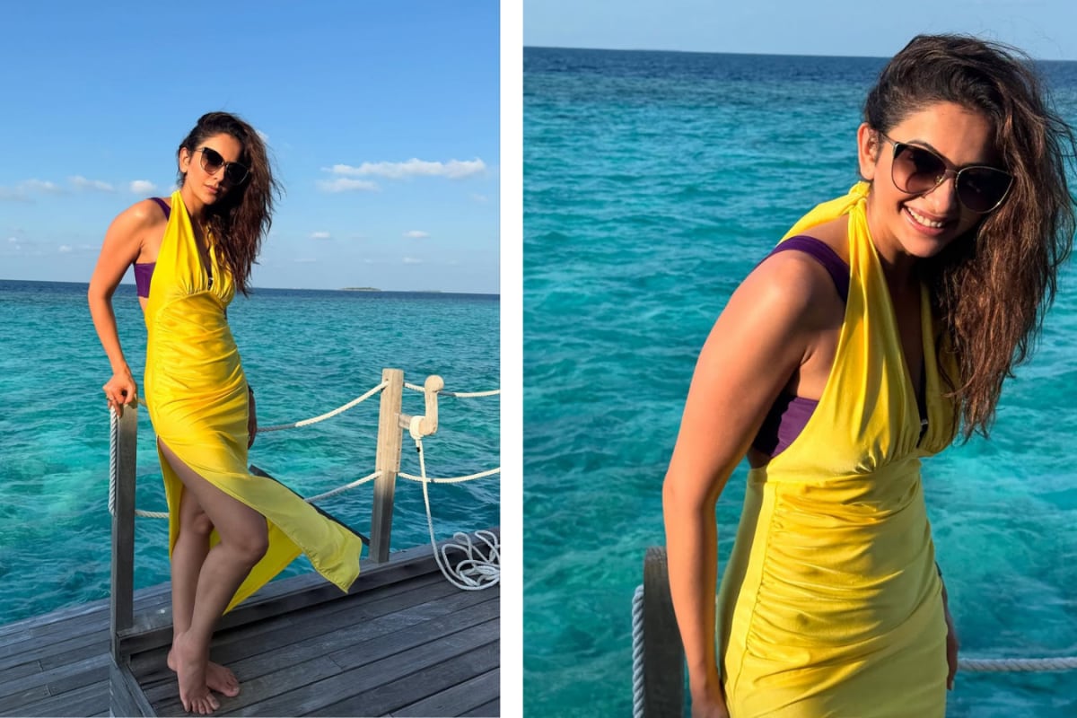 Rakul Preet Singh’s Radiant Yellow Beach Dress Is the Ultimate Vacation Mood