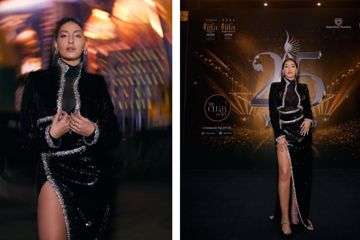 Nora Fatehi Dazzles in a Glamorous Alexandre Vauthier Ensemble at IIFA 2025