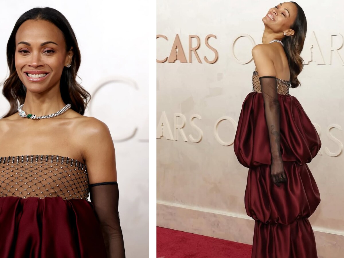 zoe saldana oscar dress designer Zoe Saldana Oscars 2023 Dress Sustainable Fashion