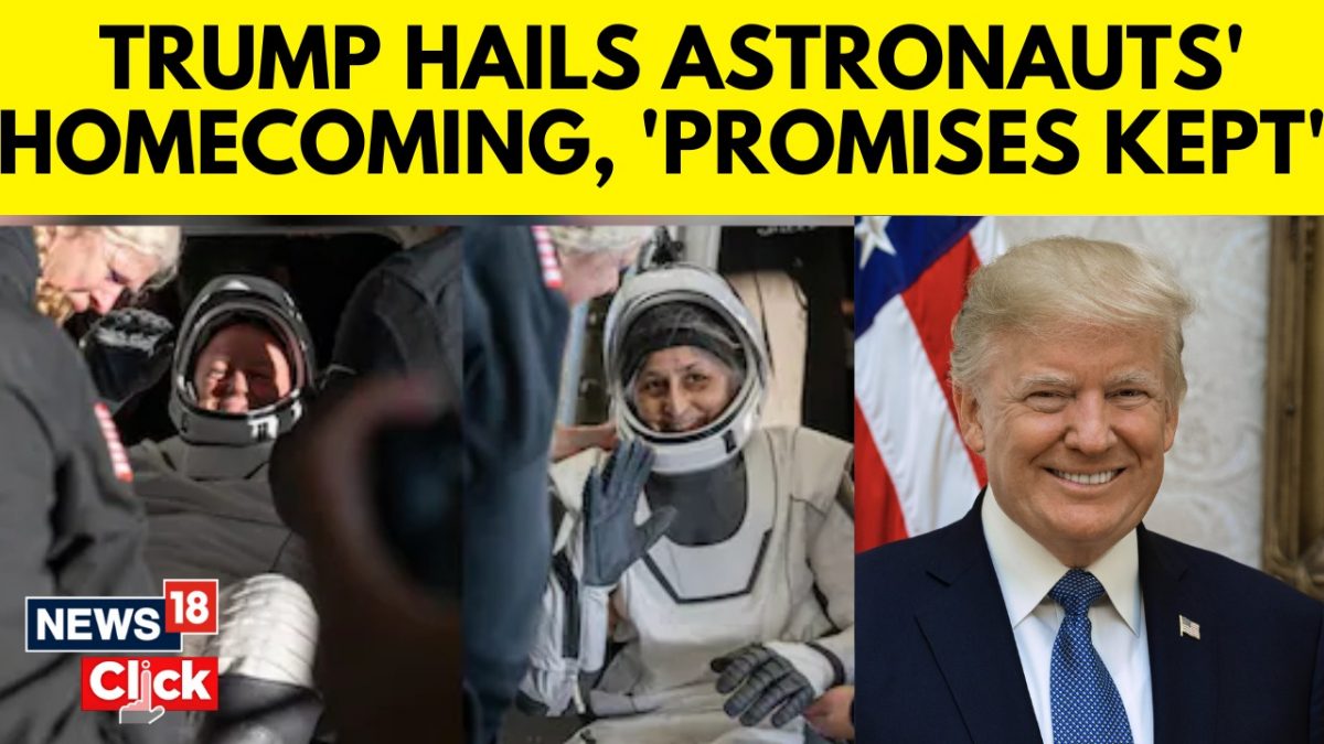 ‘Promise Made, Promise Kept’: White House On Epic Return Of NASA Astronauts – News18 ‘Promise Made, Promise Kept’: White House On Epic Return Of NASA Astronauts – News18