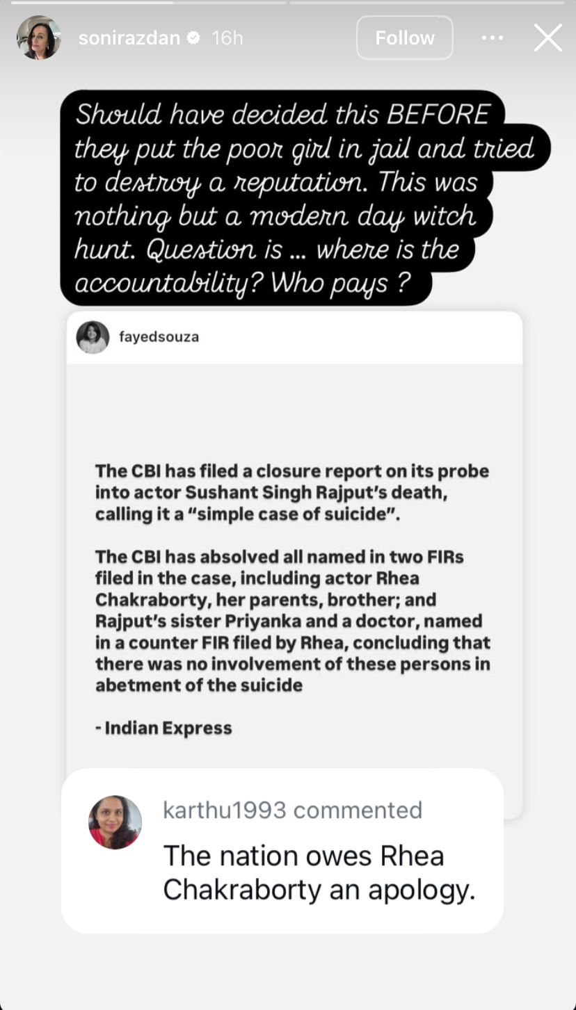 Sushant Singh Rajput Case: Alia Bhatt's Mom Soni SLAMS 'Witch Hunt' Of ...