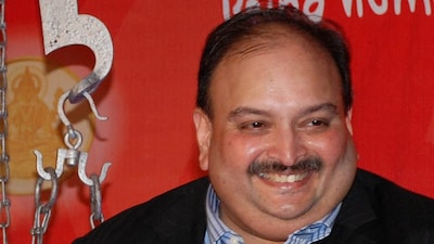 Fugitive Indian businessman Mehul Choksi. (File photo/AFP)