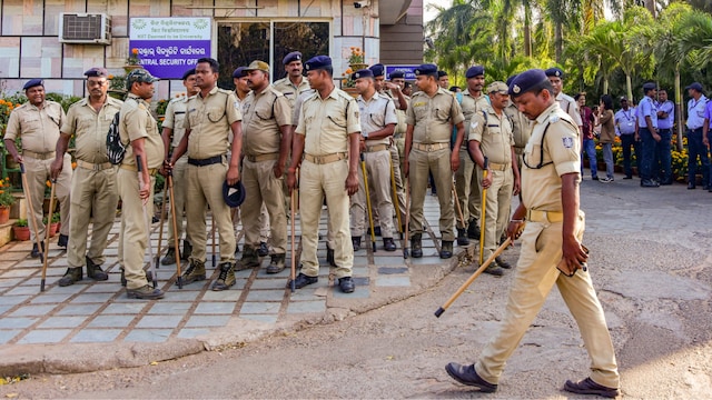 Heavy police deployment was maintained in sensitive areas across Dakshina Kannada. (Representative/PTI File)
