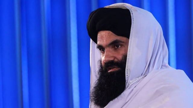 Sirajuddin Haqqani is the first deputy leader of Afghanistan and the acting interior minister in the post-2021 Taliban regime. File pic/Reuters