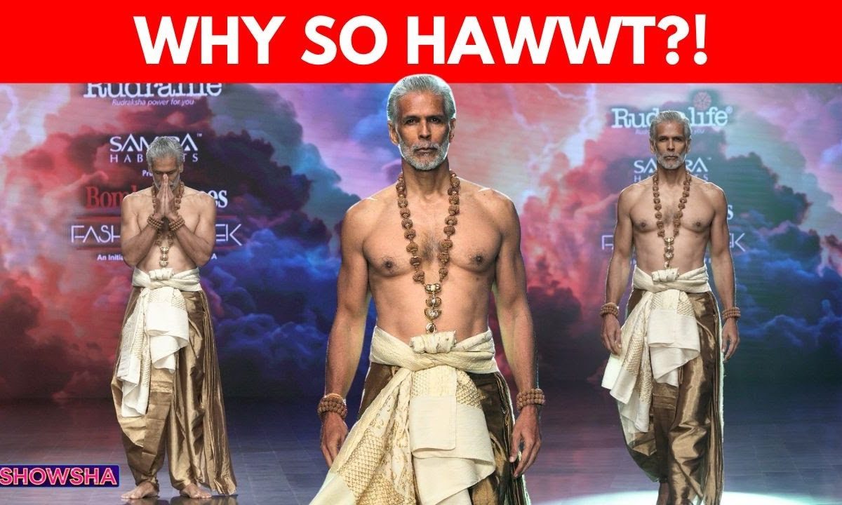 Milind Soman Turns The Heat Up As He Walks The Ramp For Rudralife | WATCH -  News18