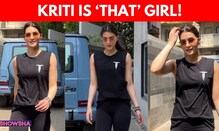 Kriti Sanon Flaunts Her Envious Svelte Figure In Black Gym Wear | WATCH Kriti Sanon Flaunts Her Envious Svelte Figure In Black Gym Wear | WATCH