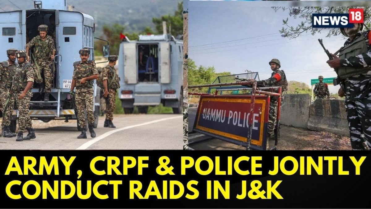 Army, CRPF, And J&K Police Jointly Conduct Raids, 175 Suspects Detained For Questioning | News18 Army, CRPF, And J&K Police Jointly Conduct Raids, 175 Suspects Detained For Questioning | News18