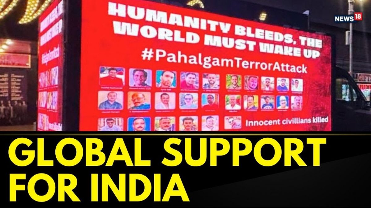 Global Solidarity: NYC's Times Square Lights Up with Support for India after Pahalgam Terror Attack do sex
