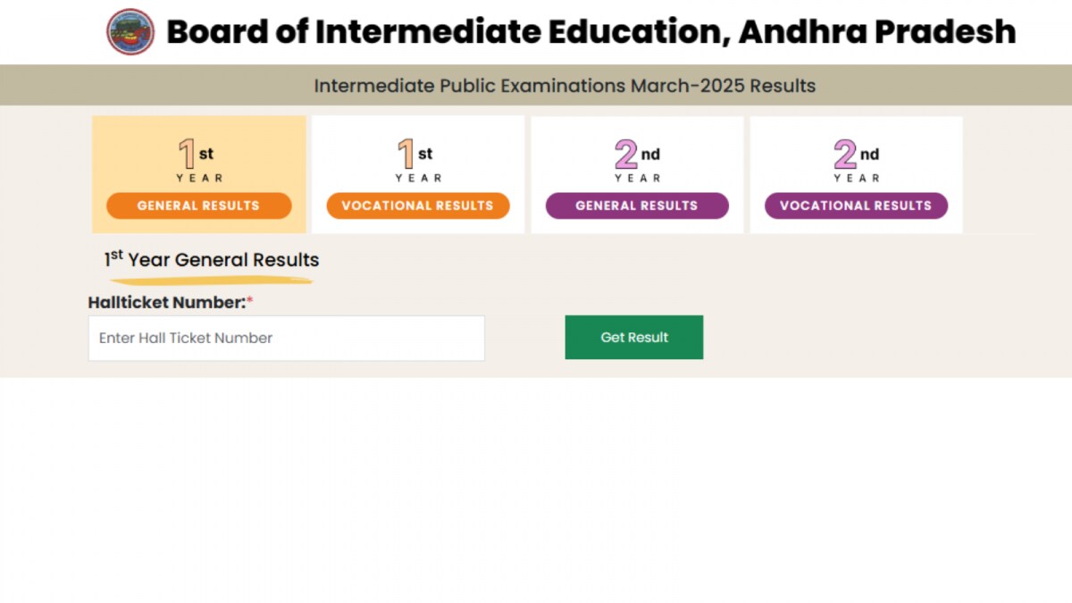 AP Inter Result 2025 Declared Highlights: BIEAP AP Inter 1st & 2nd Year Results OUT At resultsbie.ap.gov.in; Direct Link Here
