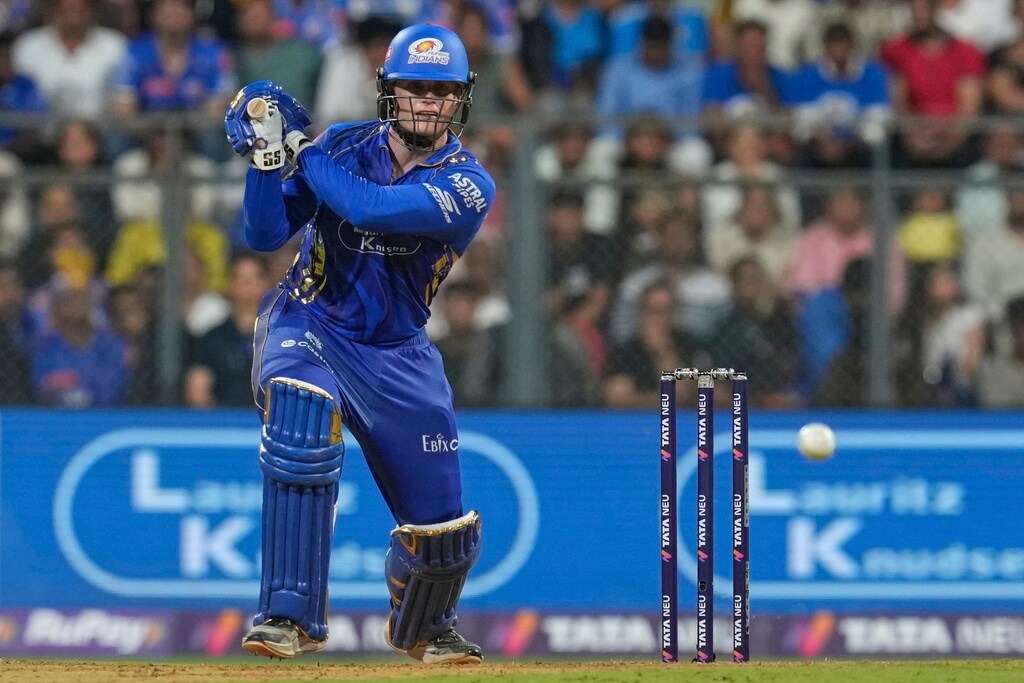 Rickelton too attaked but Harshal Patel accounted for his wicket (AP) Rickelton too attaked but Harshal Patel accounted for his wicket (AP)