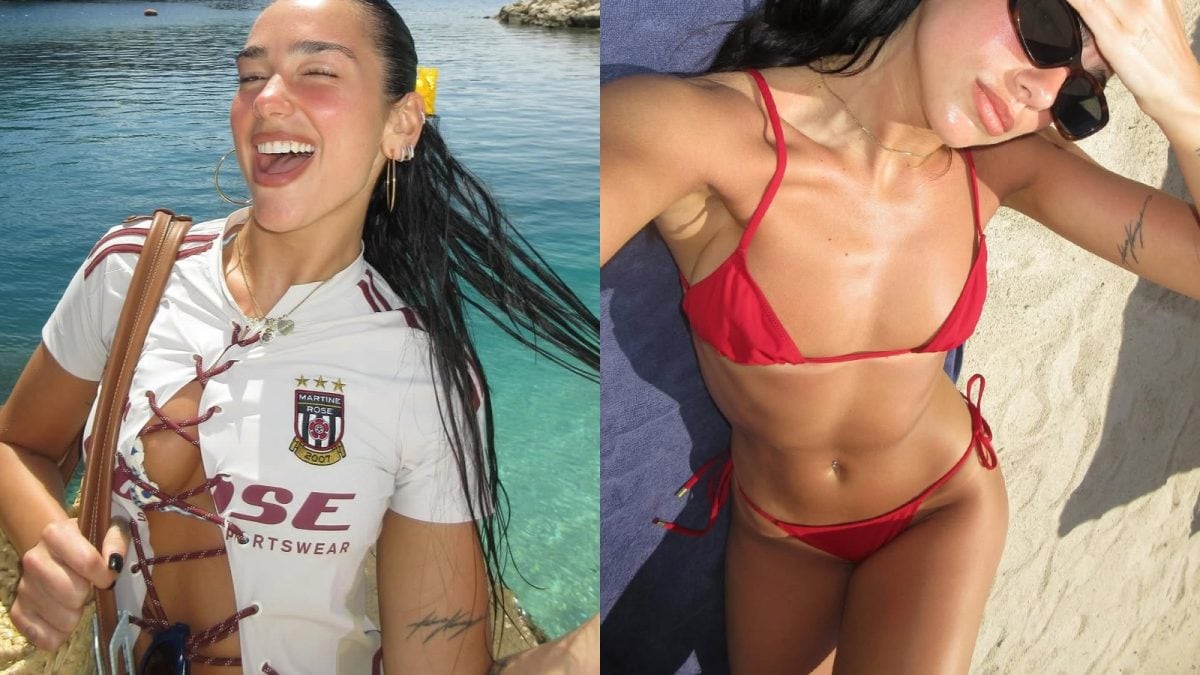 Dua Lipa Slips Into Red Hot Bikini For Romantic Easter With Callum Turner; Fans Say ‘Couple Goals’