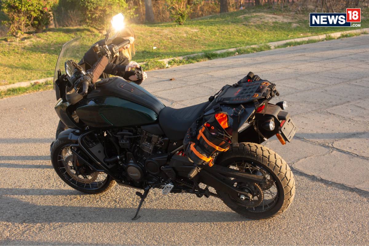 Harley-Davidson PAN America 1250. (Photo: Shahrukh Shah/ News18) Harley-Davidson PAN America 1250. (Photo: Shahrukh Shah/ News18)