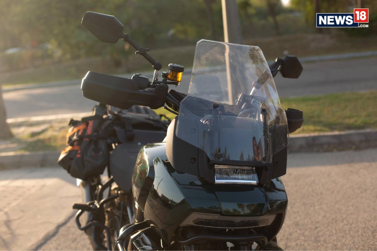 Harley-Davidson PAN America 1250. (Photo: Shahrukh Shah/ News18) Harley-Davidson PAN America 1250. (Photo: Shahrukh Shah/ News18)