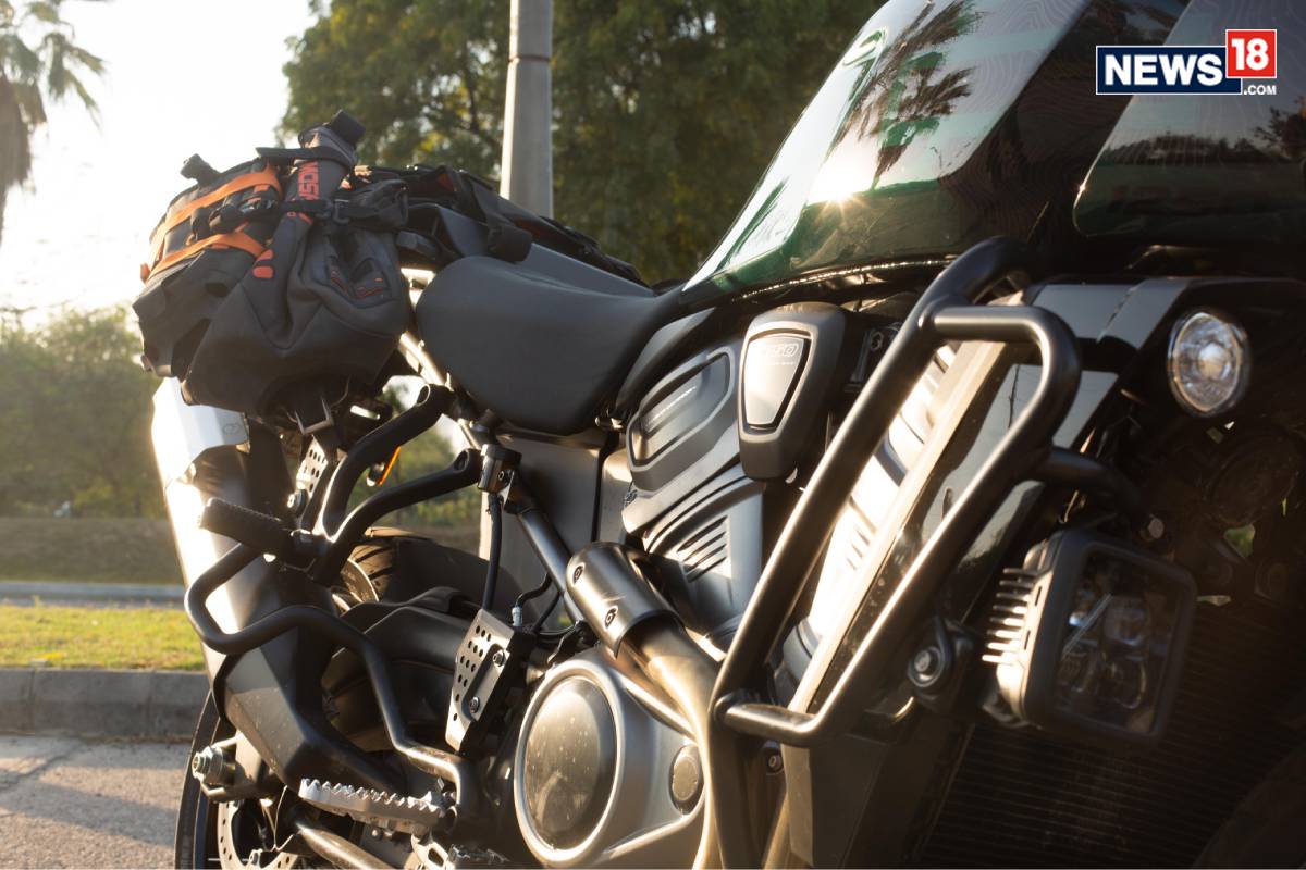 Harley-Davidson PAN America 1250. (Photo: Shahrukh Shah/ News18) Harley-Davidson PAN America 1250. (Photo: Shahrukh Shah/ News18)