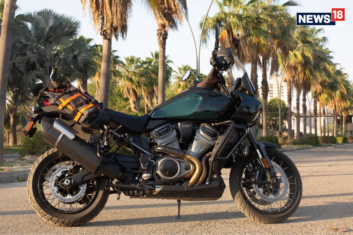 Harley-Davidson PAN America 1250. (Photo: Shahrukh Shah/ News18) Harley-Davidson PAN America 1250. (Photo: Shahrukh Shah/ News18)